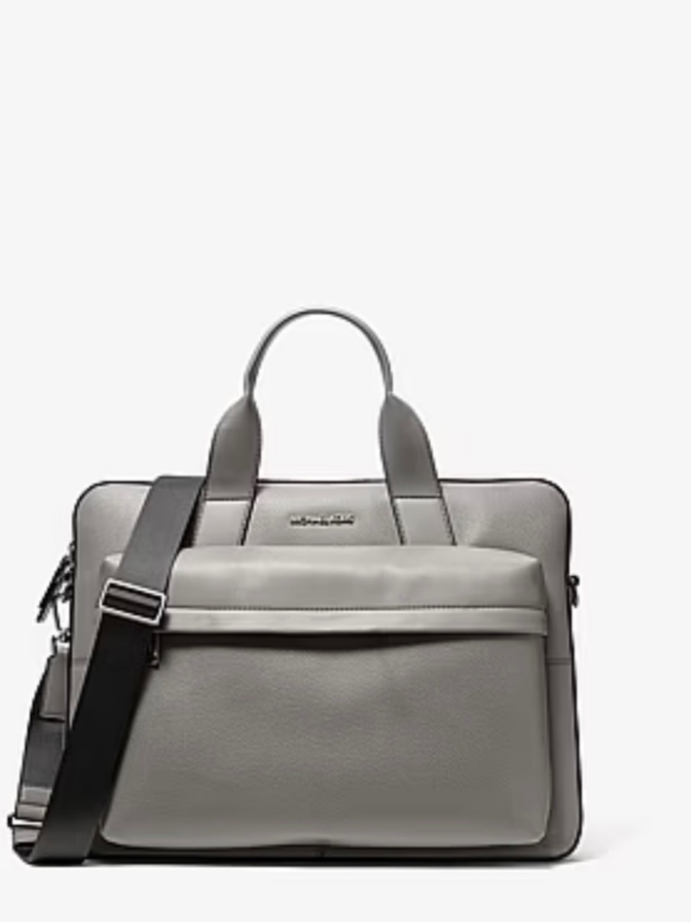 Pacey Medium Pebbled Leather Pocket Briefcase